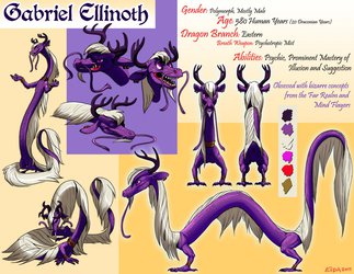 [COMMISSION] Gabriel Ellinoth Reference Sheet