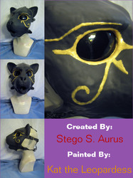 Painted Gas Mask: Bast 2
