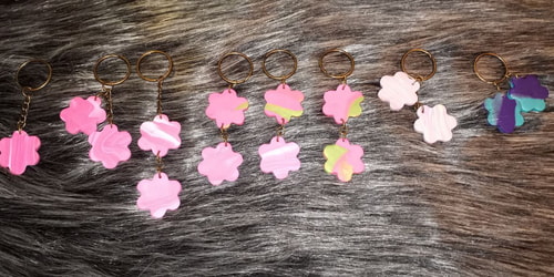 Floral Keychains for Sale