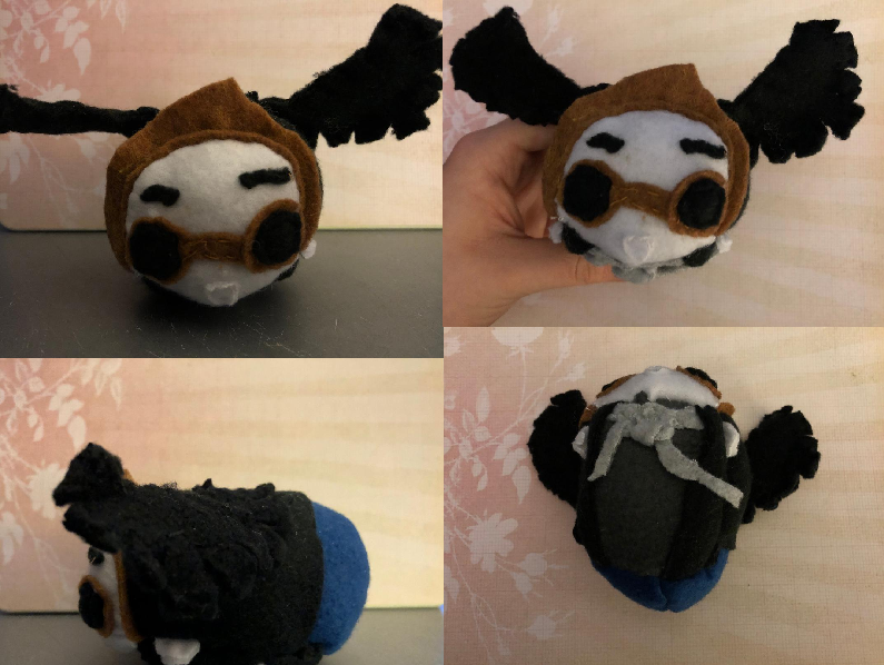 Good Omens Crowley with wings Stacking tsum plush Commission for lapis-lupus