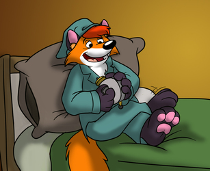 Bed Time Fox