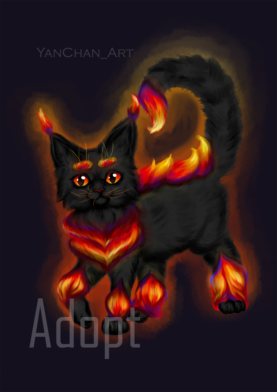 ADOPT Flame-kitty (^◕ᴥ◕^)