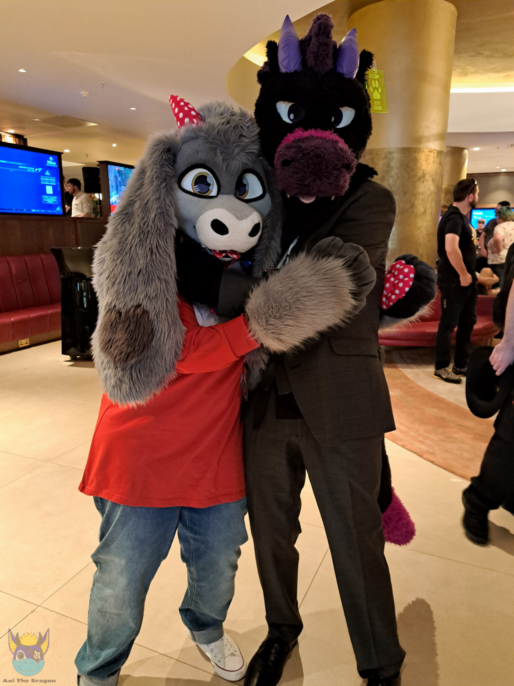 Aibo and DrakoDraconis at ConFuzzled!