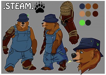 Character sheet of Steam by Rex Equinox