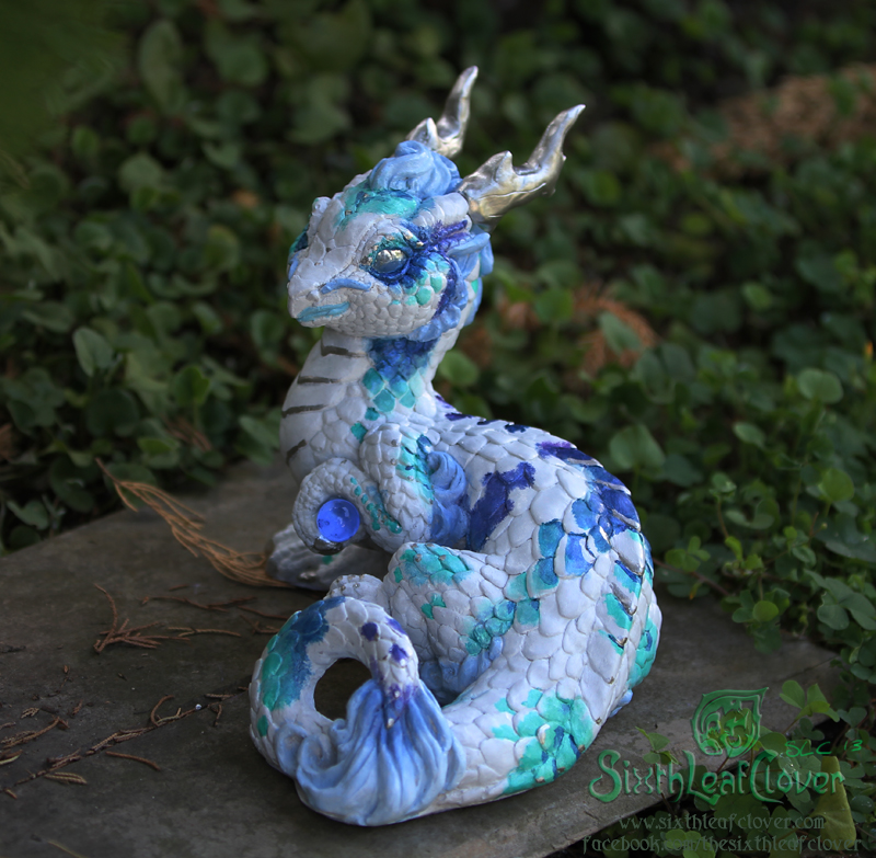 Celestial Blue Koi Dragon