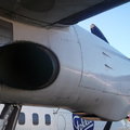Fokker 50 exhaust