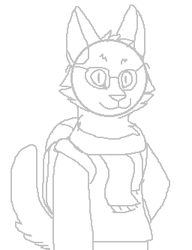 Hipster Cat (Unfinished)
