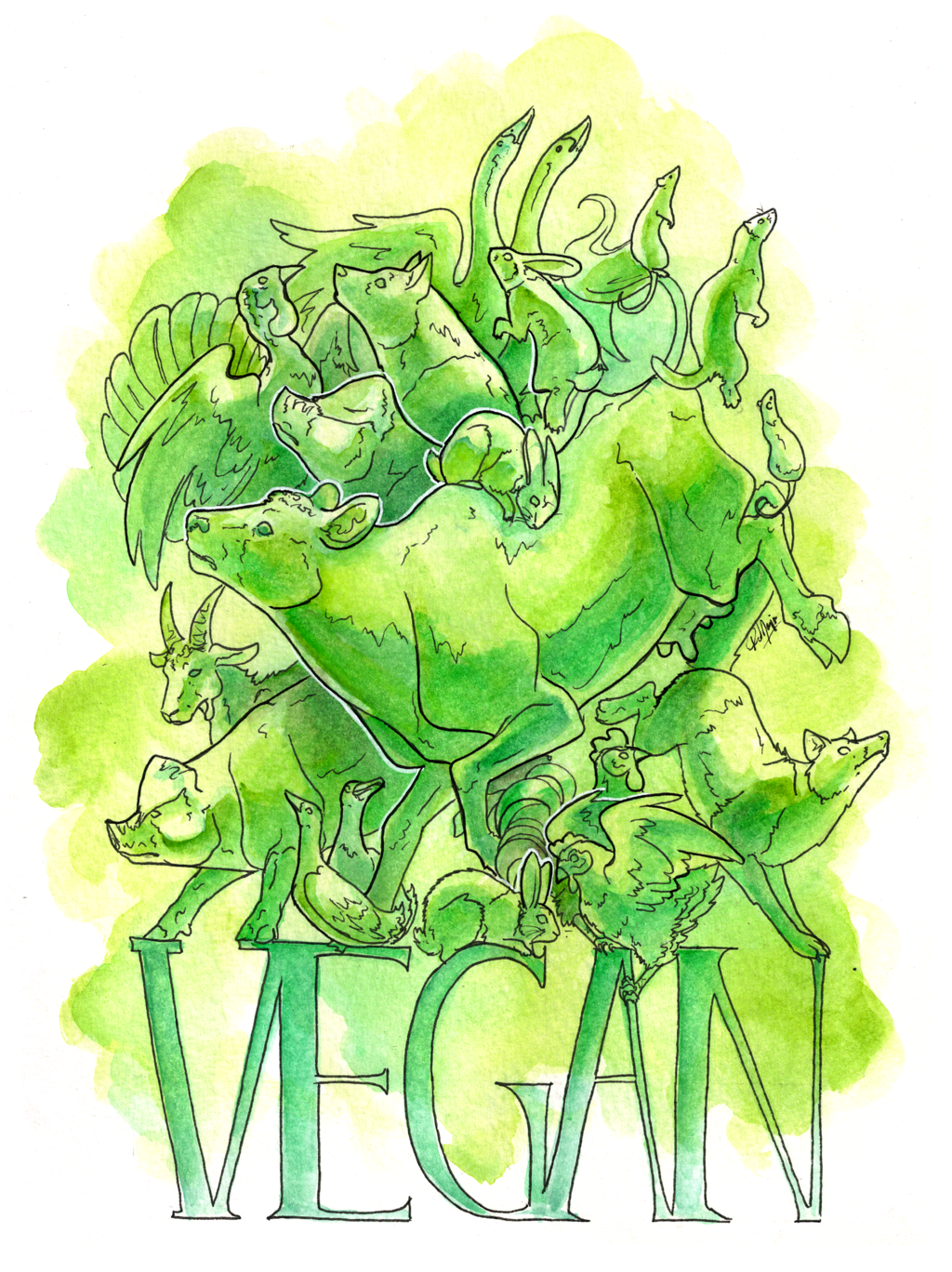 Commission - "Vegan"