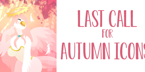 Last Call for Autumn Sil. Icons!