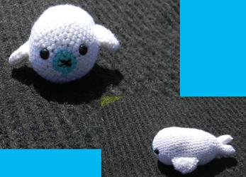 Mamegoma Seal Amigurumi for sale (made to order)