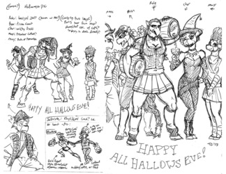 Halloween 2017 Concept Sketches