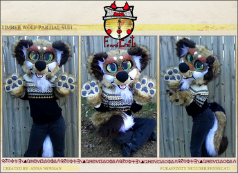 FennéCrafts - Timber Wolf Partial Suit (2017) Sold!