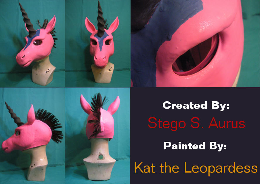 Painted Gas Mask: Pony Ronin
