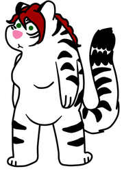 Stripy Icecat - We Bare Bears Commission