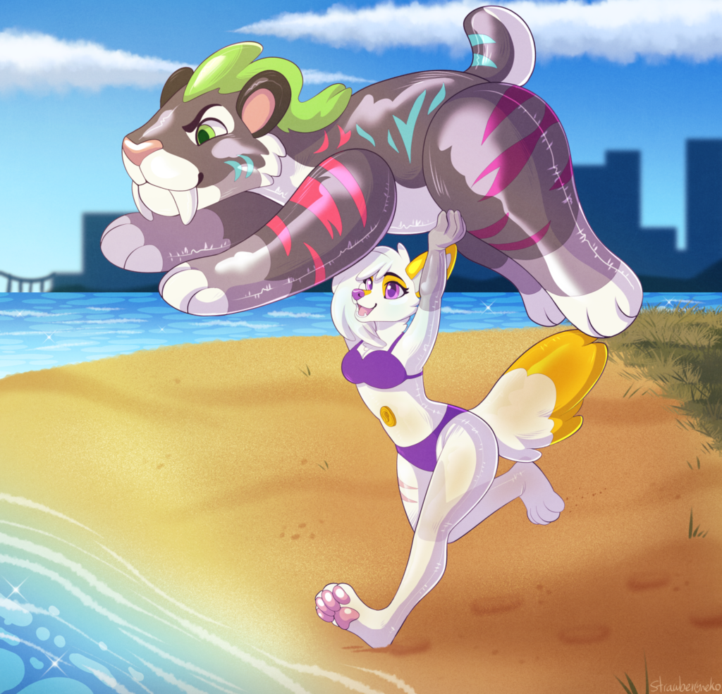 Pooltoy at the beach - Com