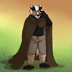 Cloaked Badger [Stream Commission]