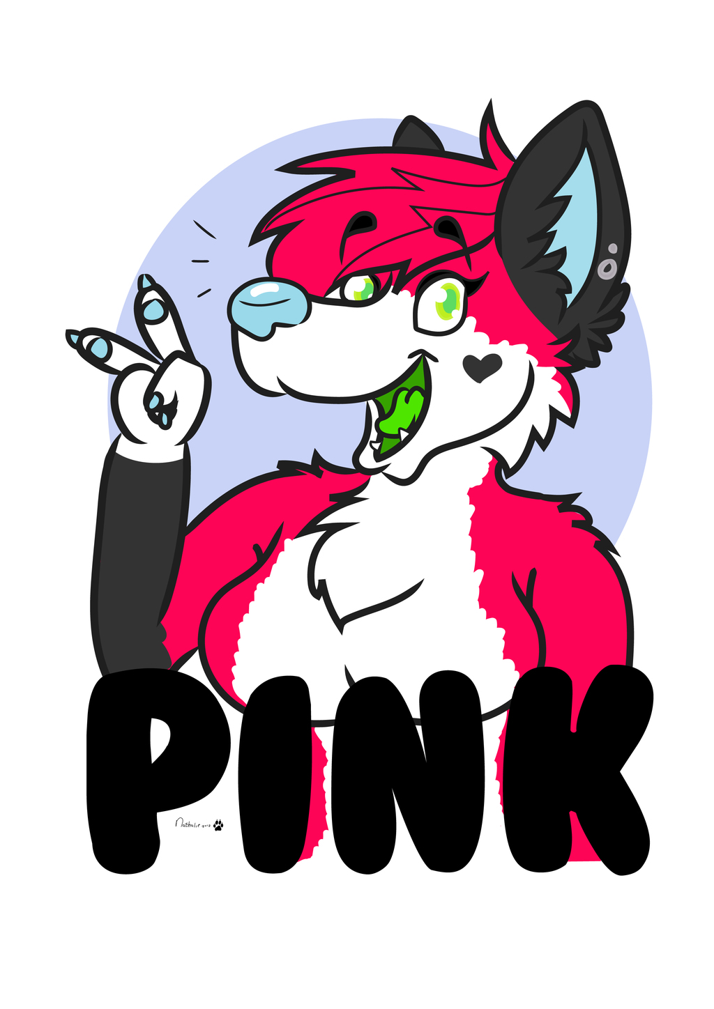 Badge commission for DustyTheDancingWusky