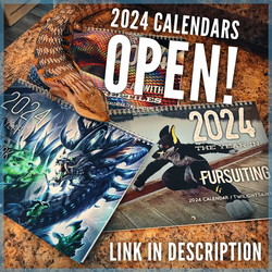 2024 Calendars OPEN! / Art, Fursuits, Reptiles, Spicy //