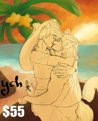 OPEN FIXED PRICE YCH - Kiss me once ($55)