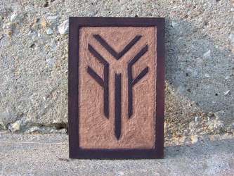 Leather Projects - Niv Symbol (Badge?)