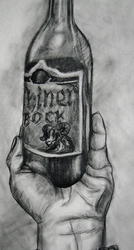 Shiner Bock Bottle in my Left Hand