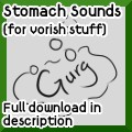 Some stomach sounds