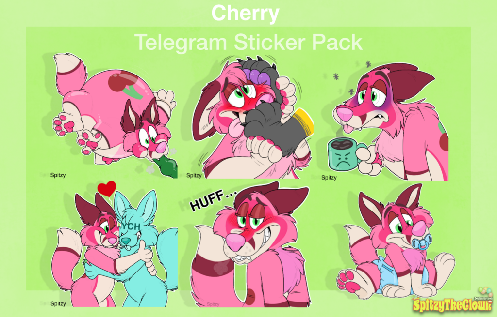 Cherry Telegram Sticker Pack
