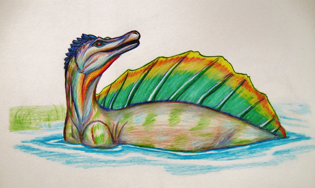 Spinosaurus Swimming