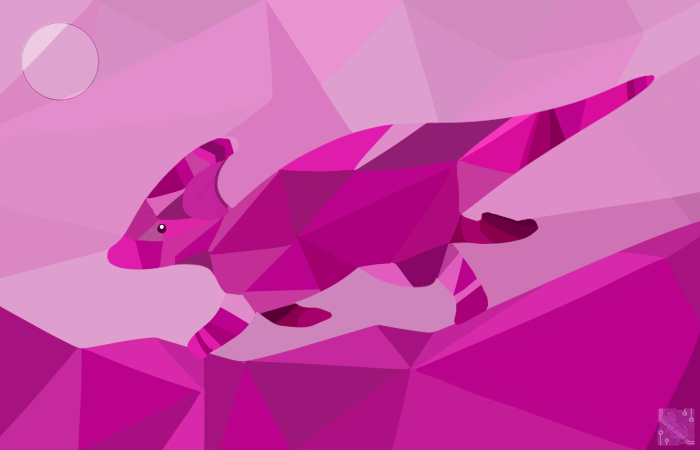 Huevember 12: Purple Parasaurolophus