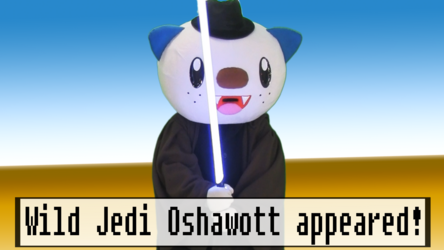 Mascot Fursuiting: Wild Jedi Oshawott Noire Appeared