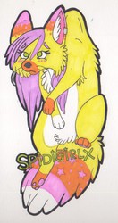 Scruff Badge - Spidigirlx