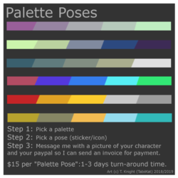 OPEN Palette Pose Batch 1 $15 Each