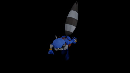 Sly Cooper Sneak Animation