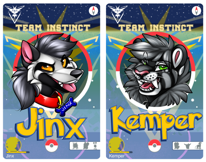 Jinx & Kemper PokeGo IDs