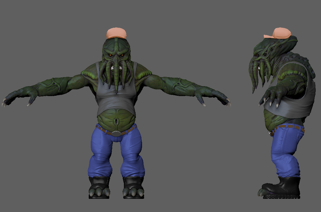 Truckthulhu Color WIP 01