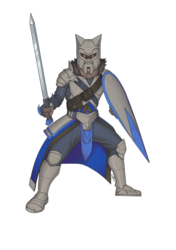 Colored Sketch - Tsumi - Canine Knight