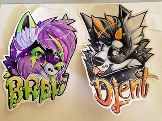 New Traditional Badges - Brew n Djent