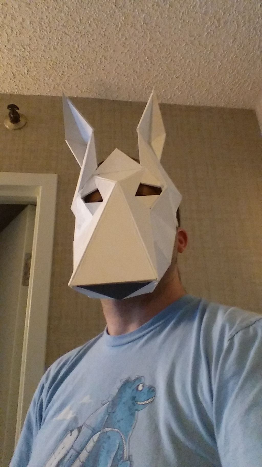 Bull Terrier Low Poly Mask