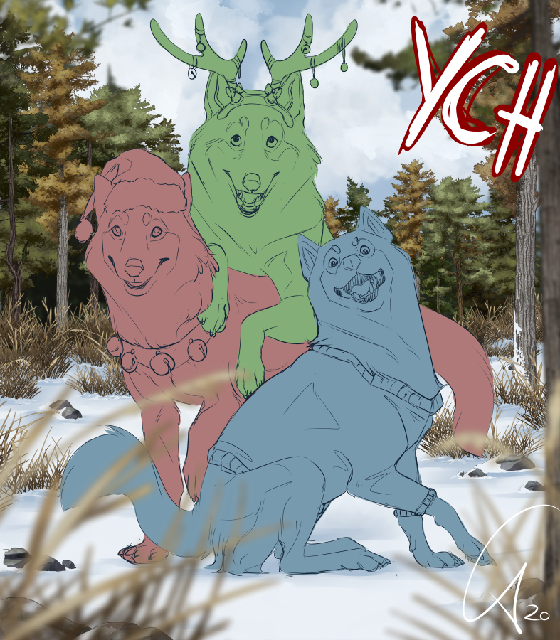 Most recent image: Christmas YCH