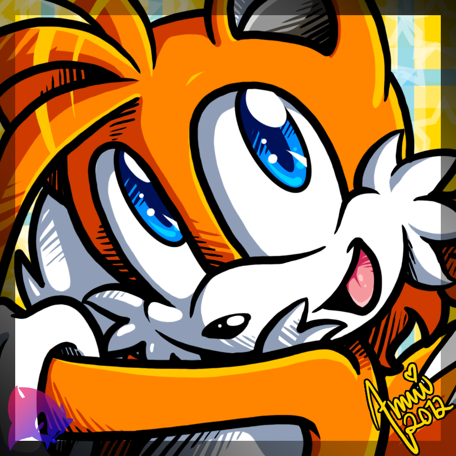 Quick Portrait -- Happy Tails