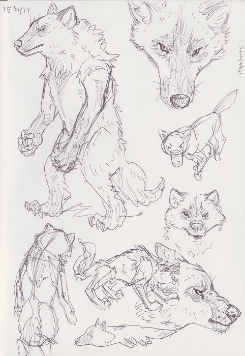 Werewolf sketches