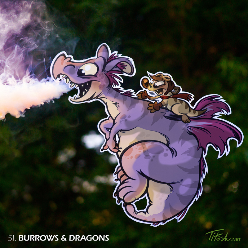 LIVE PIC #51 : Burrows & Dragons