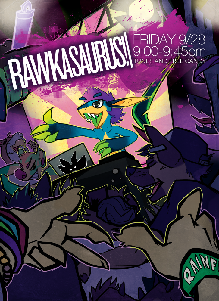 RAWK @ RF2012 event poster