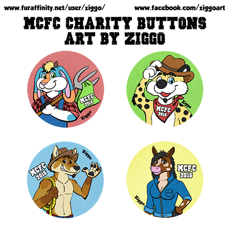 MCFC Charity Buttons