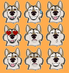Generic Wolf Telegram Sticker Pack