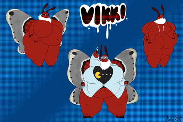 Vikki, The Big Red Moth