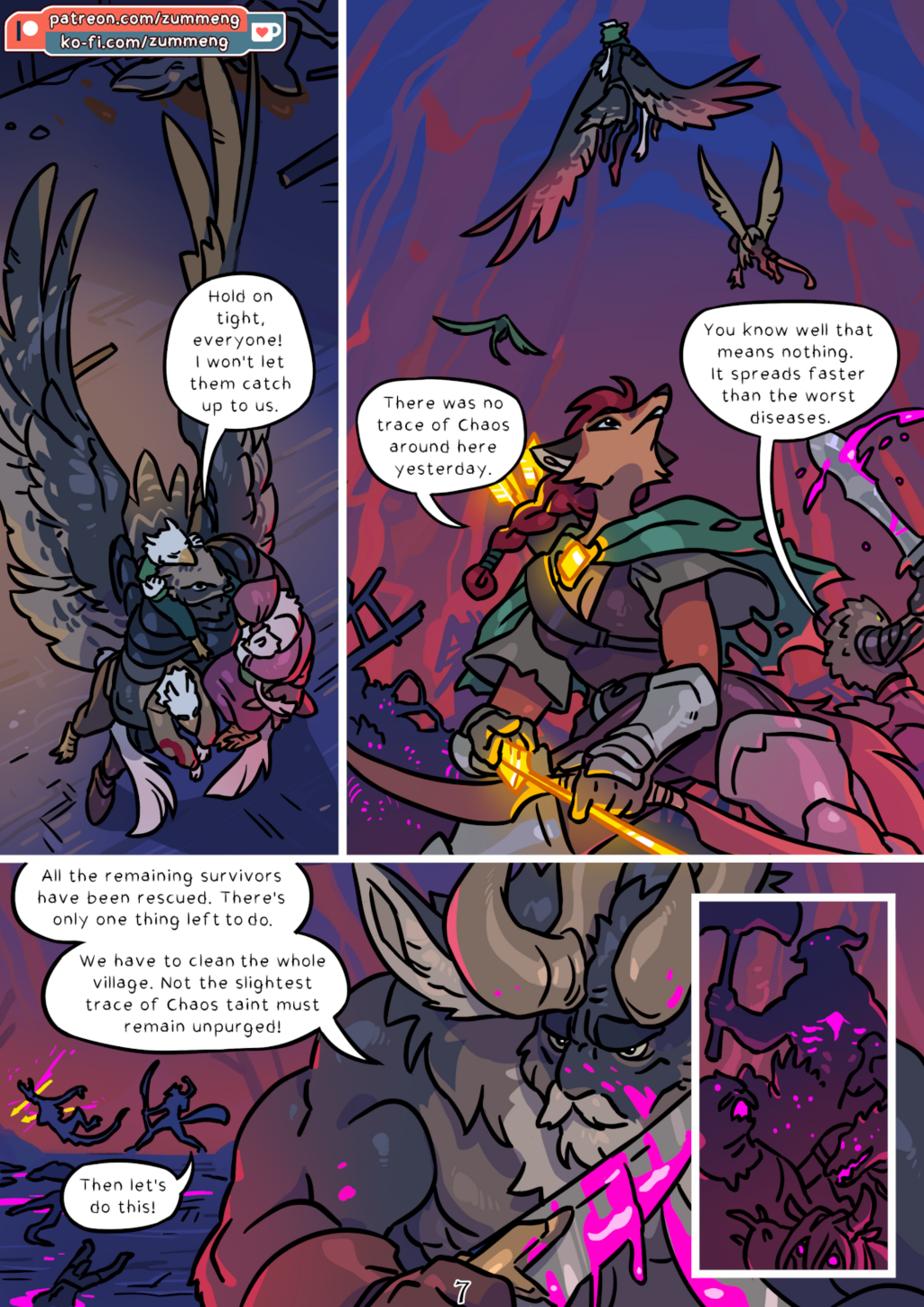 Most recent image: Tree of Life - Book 1 pg. 7.