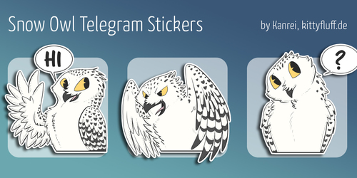 Snow Owl, Telegram Stickers