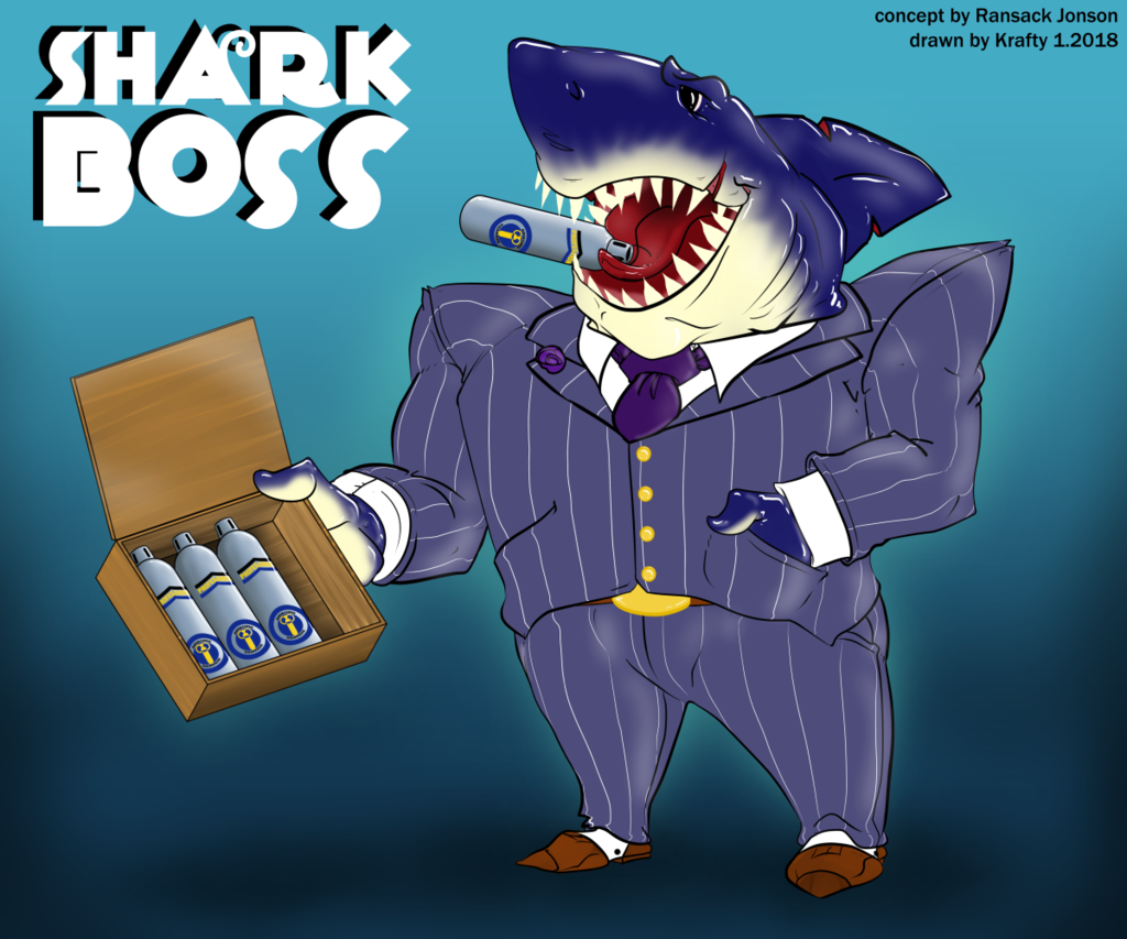 Shark Boss (Shark Week fan art)