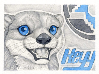 Keyy Otter Badge